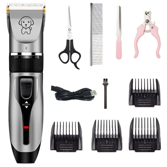 Dicway Pet Cat Hair Clippers for dogs Rechargeable Grooming Shaver professional Set Electric Shear Hair Trimmer for Animal kit