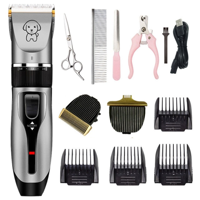 Dicway Pet Cat Hair Clippers for dogs Rechargeable Grooming Shaver professional Set Electric Shear Hair Trimmer for Animal kit