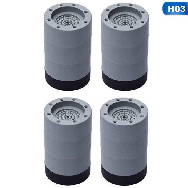 4Pcs Anti Vibration Feet Pads Washing Machine Rubber Mat Anti-Vibration Pad Dryer Universal Fixed Non-Slip Pad
