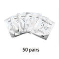 50/100 Pairs Eyelash Extension Paper Patches Lint Hydrating Lash Extension Pillow Sticker Under Eye Pads Eyelash Makeup Tools