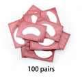 50/100 Pairs Eyelash Extension Paper Patches Lint Hydrating Lash Extension Pillow Sticker Under Eye Pads Eyelash Makeup Tools