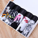 8pcs/lot New Men's Underwear Ice Silk Boxer Summer Breathable Ultra-Thin Smooth Ice Silk Boxer Personalized Tide Boxer Shorts