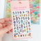 Disney Mickey Minnie Stitch Donald Duck Girl Heart Cartoon Cute Nail Sticker Self-adhesive Nail Sticker DIY Sticker