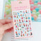 Disney Mickey Minnie Stitch Donald Duck Girl Heart Cartoon Cute Nail Sticker Self-adhesive Nail Sticker DIY Sticker