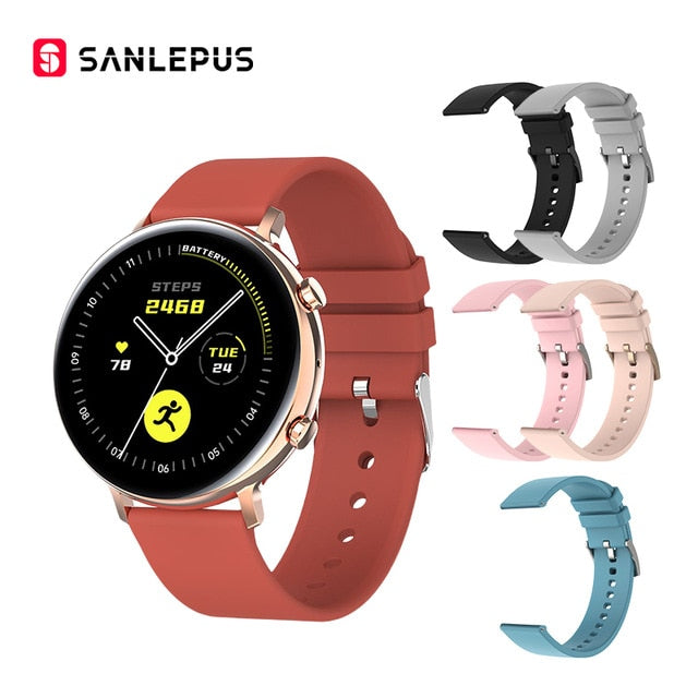 SANLEPUS ECG PPG Smart Watch With Bluetooth Calls 2021 New Men Women Smartwatch Blood Pressure Monitor For Android Samsung Apple