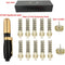 2 in 1 hyaluronic pen with 10pcs Syringe 2 needle free atomizer hyaluron injection pen lip wrinkle remova for Tattoo Tip filler