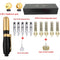 2 in 1 hyaluronic pen with 10pcs Syringe 2 needle free atomizer hyaluron injection pen lip wrinkle remova for Tattoo Tip filler