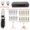 2 in 1 hyaluronic pen with 10pcs Syringe 2 needle free atomizer hyaluron injection pen lip wrinkle remova for Tattoo Tip filler