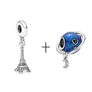2pcs/Lot The Little Mermaid Princess and Minnie Beads Fit Brand Charms Bracelet Necklace For Woman Jewelry Making Accessories