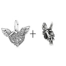 2pcs/Lot The Little Mermaid Princess and Minnie Beads Fit Brand Charms Bracelet Necklace For Woman Jewelry Making Accessories