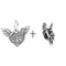 2pcs/Lot The Little Mermaid Princess and Minnie Beads Fit Brand Charms Bracelet Necklace For Woman Jewelry Making Accessories