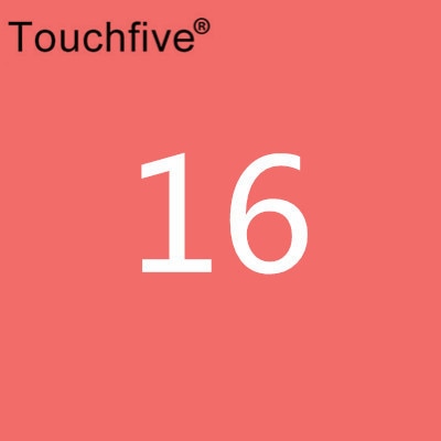 TOUCHFIVE 1 pcs matching Art Markers Brush Pen Sketch Alcohol Based Markers Dual Head Manga Drawing Pens Art Supplies