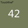 TOUCHFIVE 1 pcs matching Art Markers Brush Pen Sketch Alcohol Based Markers Dual Head Manga Drawing Pens Art Supplies