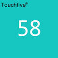 TOUCHFIVE 1 pcs matching Art Markers Brush Pen Sketch Alcohol Based Markers Dual Head Manga Drawing Pens Art Supplies