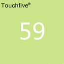 TOUCHFIVE 1 pcs matching Art Markers Brush Pen Sketch Alcohol Based Markers Dual Head Manga Drawing Pens Art Supplies