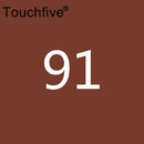 TOUCHFIVE 1 pcs matching Art Markers Brush Pen Sketch Alcohol Based Markers Dual Head Manga Drawing Pens Art Supplies
