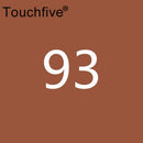 TOUCHFIVE 1 pcs matching Art Markers Brush Pen Sketch Alcohol Based Markers Dual Head Manga Drawing Pens Art Supplies