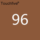 TOUCHFIVE 1 pcs matching Art Markers Brush Pen Sketch Alcohol Based Markers Dual Head Manga Drawing Pens Art Supplies