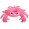 1PC Inflatable Cherry Crab Cup Holder Pool Party Float Drink Holder Swimming Pool Float Beer Cooler Pool Toy Floating Coasters