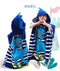 2 Sizes Plus size Kids Hooded Bath Towel Microfiber Boys Girls Beach Towels Super Absorbent Cartoon Child Sunscreen Beach Shawel