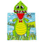 2 Sizes Plus size Kids Hooded Bath Towel Microfiber Boys Girls Beach Towels Super Absorbent Cartoon Child Sunscreen Beach Shawel