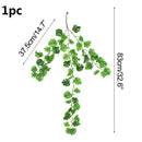 Wisteria Artificial Flower Vine Ivy Leaf Garland Silk Rose Flowers Rattan String Vine Wedding Arch Flower Home Garden Decoration