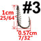 10 or 20 pcs Carp Fishing Hook Barbed Swivel Spring Jig Hook Single Circle Explosion Hook Fly Hook Fishing Accessories Tackle