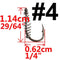 10 or 20 pcs Carp Fishing Hook Barbed Swivel Spring Jig Hook Single Circle Explosion Hook Fly Hook Fishing Accessories Tackle
