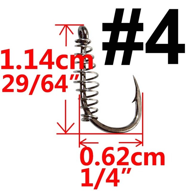 10 or 20 pcs Carp Fishing Hook Barbed Swivel Spring Jig Hook Single Circle Explosion Hook Fly Hook Fishing Accessories Tackle