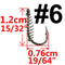 10 or 20 pcs Carp Fishing Hook Barbed Swivel Spring Jig Hook Single Circle Explosion Hook Fly Hook Fishing Accessories Tackle