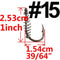 10 or 20 pcs Carp Fishing Hook Barbed Swivel Spring Jig Hook Single Circle Explosion Hook Fly Hook Fishing Accessories Tackle