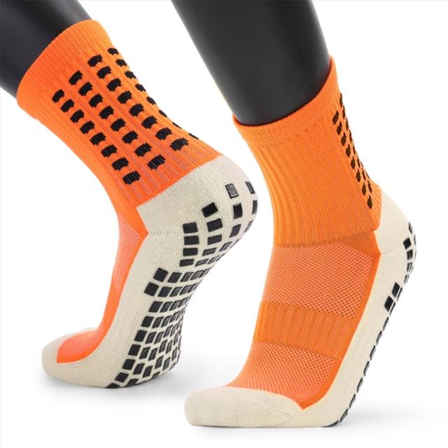 New Men's Sports Socks Thick Towel Down Men's Mid-tube Levy Non-slip Soccer Socks Basketball Socks Sports Stockings