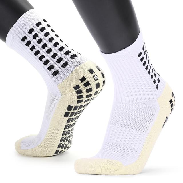 New Men's Sports Socks Thick Towel Down Men's Mid-tube Levy Non-slip Soccer Socks Basketball Socks Sports Stockings