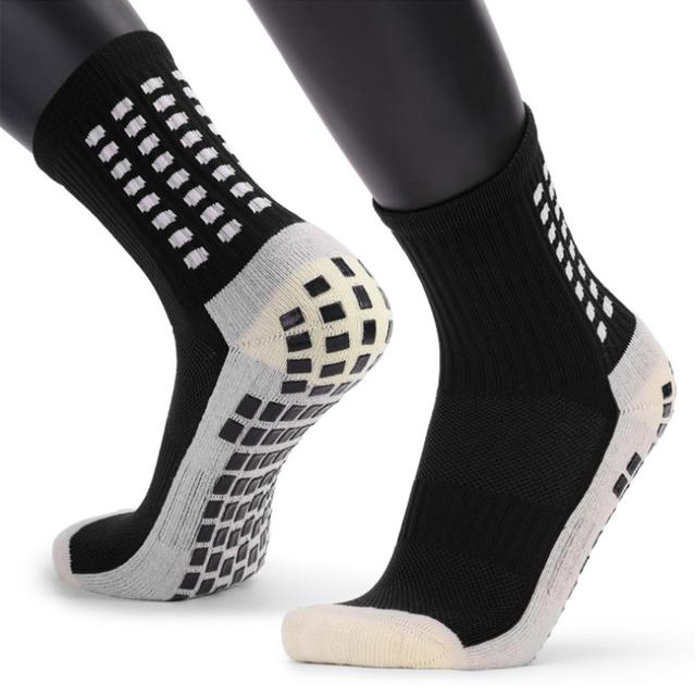 New Men's Sports Socks Thick Towel Down Men's Mid-tube Levy Non-slip Soccer Socks Basketball Socks Sports Stockings