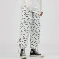 2021 Men's Harem Pants New Fashion Jogger Sweatpants Korean Man Loose Oversized Trousers Funny Streetwear Male Casual Pants 5XL
