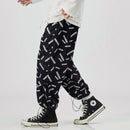 2021 Men's Harem Pants New Fashion Jogger Sweatpants Korean Man Loose Oversized Trousers Funny Streetwear Male Casual Pants 5XL