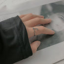 INS Retro Smile Face Ring Female Smile Ring Student Open Finger Adjustable Rings Personality Jewelry