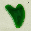 Beeswax/Jade Guasha Scraping Massage Scraper Face Massager Acupuncture Gua Sha Board Acupoint Face Eye Care SPA Massage Tool