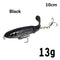 1PCS Whopper Plopper 10cm/13g Topwater Fishing Lure Artificial Hard Bait Plopper Soft Rotating Tail Fishing Tackle Fishing Bait