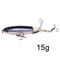 1PCS Whopper Plopper 10cm/13g Topwater Fishing Lure Artificial Hard Bait Plopper Soft Rotating Tail Fishing Tackle Fishing Bait