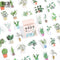 46pcs/set Autumn Flower Sticker Diy Scrapbooking Diary Planner Decoration Sticker Album