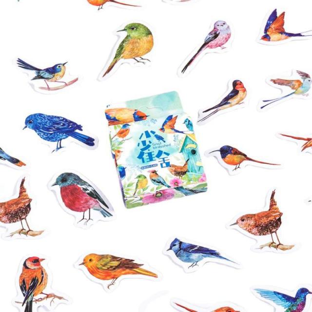 46pcs/set Autumn Flower Sticker Diy Scrapbooking Diary Planner Decoration Sticker Album