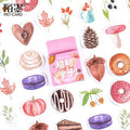 46pcs/set Autumn Flower Sticker Diy Scrapbooking Diary Planner Decoration Sticker Album