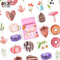 46pcs/set Autumn Flower Sticker Diy Scrapbooking Diary Planner Decoration Sticker Album