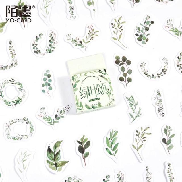 46pcs/set Autumn Flower Sticker Diy Scrapbooking Diary Planner Decoration Sticker Album