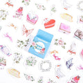 46pcs/set Autumn Flower Sticker Diy Scrapbooking Diary Planner Decoration Sticker Album