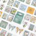 46pcs/set Autumn Flower Sticker Diy Scrapbooking Diary Planner Decoration Sticker Album