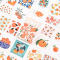 46pcs/set Autumn Flower Sticker Diy Scrapbooking Diary Planner Decoration Sticker Album