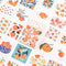 46pcs/set Autumn Flower Sticker Diy Scrapbooking Diary Planner Decoration Sticker Album