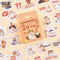 46pcs/set Autumn Flower Sticker Diy Scrapbooking Diary Planner Decoration Sticker Album